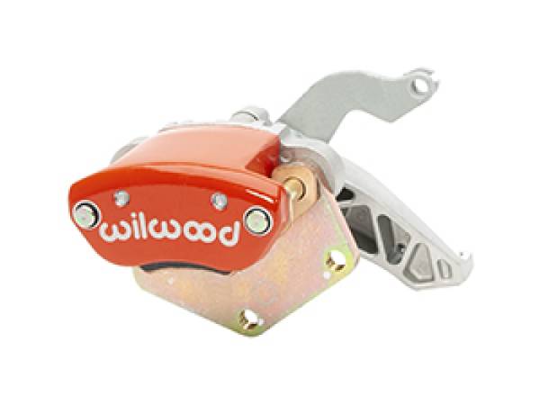Wilwood - Wilwood Caliper-MC4 Mechanical Parking Brake-R/H - Red 2.00 MT 1.19in Piston .81in Disc - 120-15353-RD