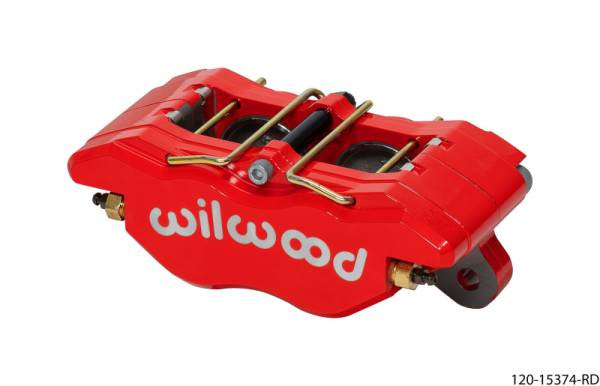 Wilwood - Wilwood Caliper - Off-Road Dynapro Narrow 5.25in Mount - 1.75/1.75in Pistons .38in Disc - Red - 120-15374-RD
