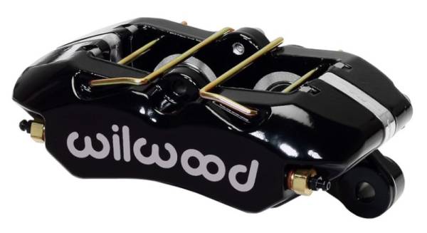Wilwood - Wilwood Caliper-Forged Dynapro 4 5.25in Mount-Black-Universal 1.38/1.38in Pistons .81in Disc - 120-16190-BK