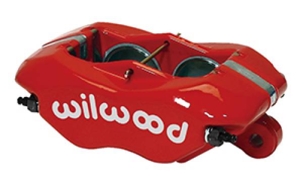 Wilwood - Wilwood Caliper-Forged Dynalite-Red 1.38in Pistons .81in Disc - 120-6806-RD