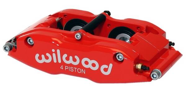 Wilwood - Wilwood Caliper-BNSL4R-Red 1.75in Pistons 1.10in Disc - 120-8070-RRD