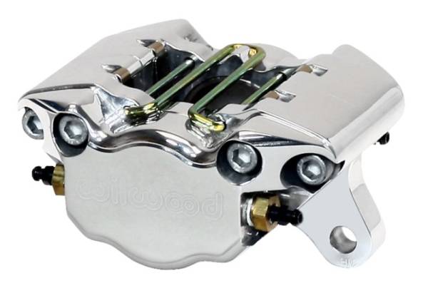 Wilwood - Wilwood Caliper-Polished Dynapro Single 3.75in Mount 1.75in Pistons .19in Disc Long Piston - 120-9689-PLP