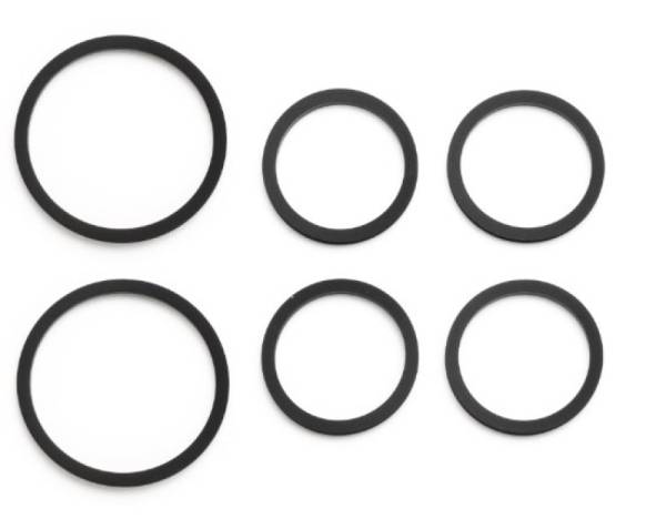 Wilwood - Wilwood O-Ring Kit - 1.62/1.00/1.00in Square Seal - 6 pk. - 130-10169