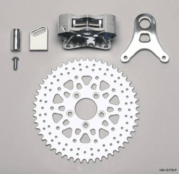 Wilwood - Wilwood Brake Kit GP310 R/H Sprocket Rear Polish 48 Tooth - 140-10178-P