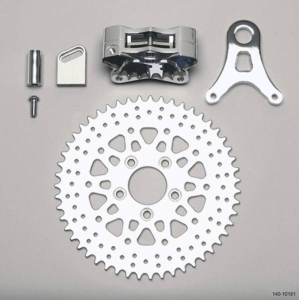 Wilwood - Wilwood Brake Kit GP310 R/H Sprocket Rear Chrome 51 Tooth - 140-10181