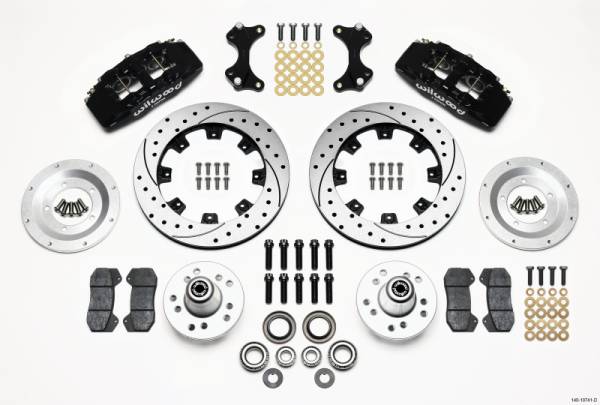 Wilwood - Wilwood Dynapro 6 Front Hub Kit 12.19in Drilled WWE ProSpindle - 140-10741-D