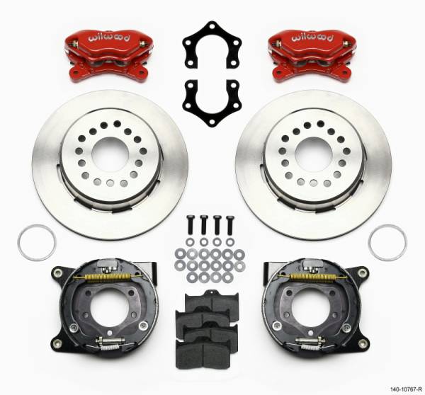 Wilwood - Wilwood Forged Dynalite P/S Park Brake Kit Mopar/Dana 2.50in Off w/Snap Ring Brng - 140-10767