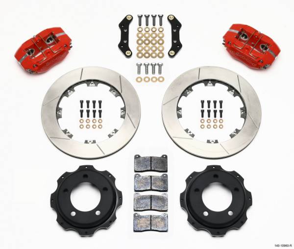 Wilwood - Wilwood Dynapro Rear Kit 12.19in Red Backdraft Cobra (BMW E36 Based) - 140-10960-R