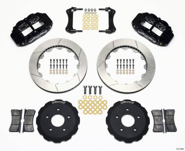 Wilwood - Wilwood Narrow Superlite 6R Front Hat Kit 13.06in Backdraft Cobra (BMW E36 Based) - 140-10968
