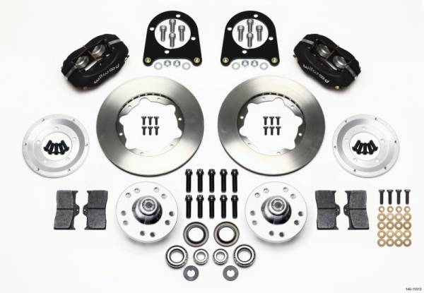 Wilwood - Wilwood Forged Dynalite Front Kit 11.00in 37-48 Ford Psgr. Car Spindle - 140-11013