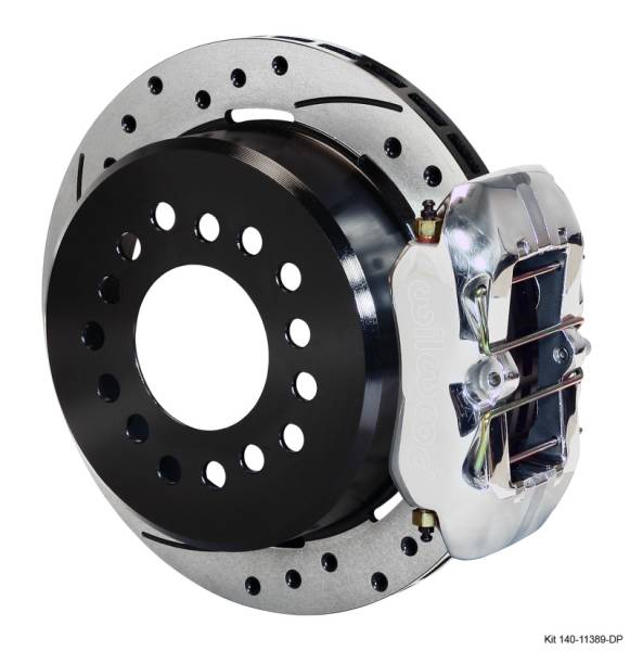 Wilwood - Wilwood Dynapro Low-Profile 11.00in P-Brake Kit Drill-Pol New Big Ford 2.50in Offset - 140-11389-DP