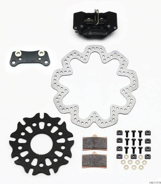 Wilwood - Wilwood GP320 Right Rear Kit SA Rotor 10.50in SuperAlloy Solid Rotor - 140-11774