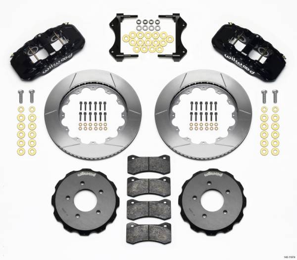 Wilwood - Wilwood AERO6 Front Hat Kit 14.00 99-06 BMW E46 - 140-11974