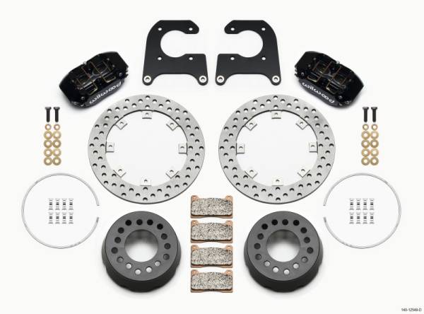 Wilwood - Wilwood Dynapro Lug Mount Single Rear Dynamic Kit SA Drilled M-W/Lamb Ends 1/2in Studs - 140-12549-D