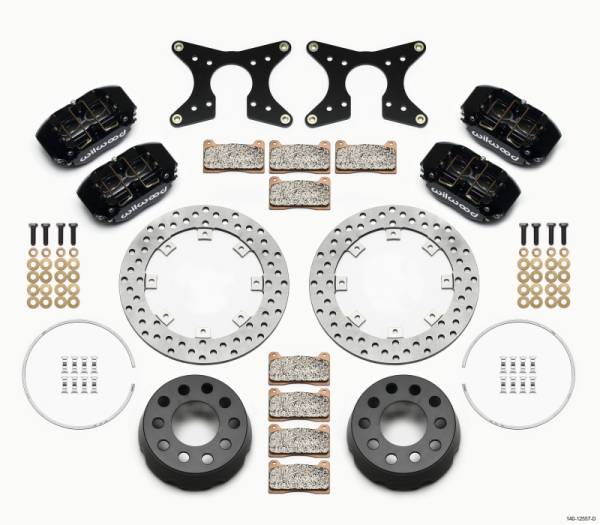 Wilwood - Wilwood Dynapro Lug Mount Dual Rear Dynamic Kit SA Drilled M-W/Lamb Ends .690in Studs - 140-12557-D