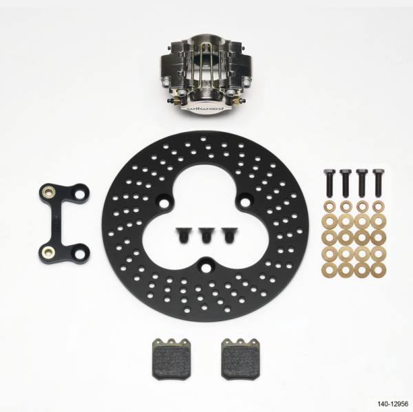 Wilwood - Wilwood Dynapro Single LW Left Front Kit - Sprint 10.95in Aluminum Drilled Rotor - 140-12956
