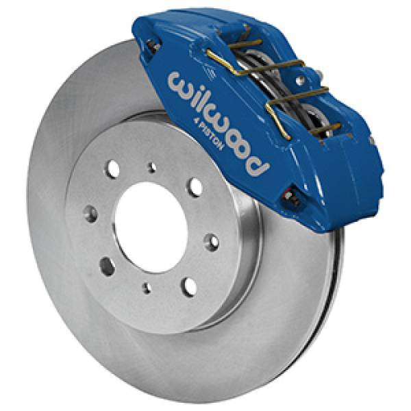 Wilwood - Wilwood DPHA Front Caliper & Rotor Kit Honda / Acura w/ 262mm OE Rotor - Competition Blue - 140-12996-CB