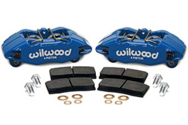 Wilwood - Wilwood DPHA Front Caliper & Pad Kit Blue Honda / Acura w/ 262mm OE Rotor - 140-13029-CB