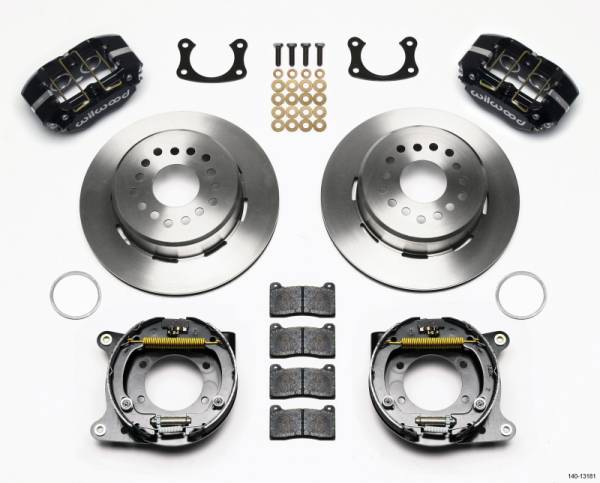 Wilwood - Wilwood Dynapro Lug Mount P/S Park Brake Kit New Big Ford 2.50in Offset - 140-13181