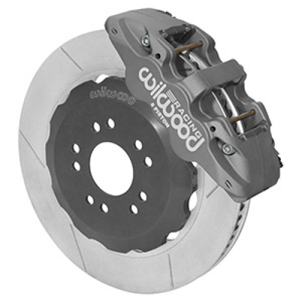Wilwood - Wilwood AERO6 Front Brake Kit 14.00 Road Race 05-14 Ford Mustang w/Lines - 140-13882