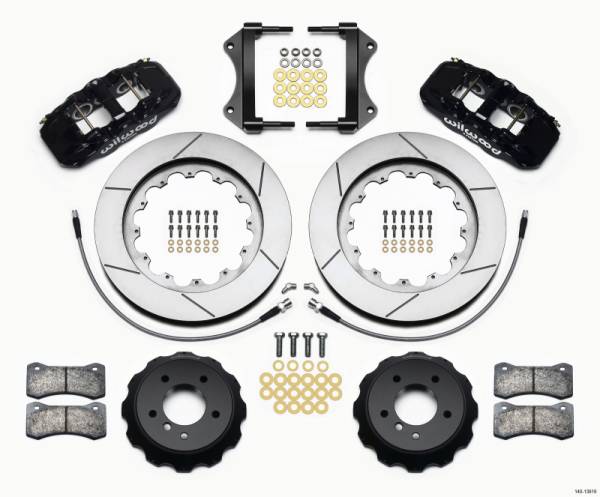 Wilwood - Wilwood AERO6 Front Hat Kit 15.00 2007-2011 BMW E90 Series w/Lines - 140-13919