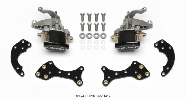 Wilwood - Wilwood P/S Retrofit Kit w/MC4 P-Brake Forged Dynalite Pro Street 12.19in Rear Kits - 140-14415