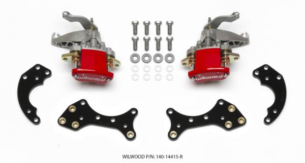 Wilwood - Wilwood P/S Retrofit Kit w/MC4 P-Brake Forged Dynalite Pro Street 12.19in Rear Kits - 140-14415-R