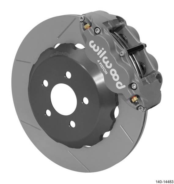 Wilwood - Wilwood 15+ Ford Mustang Forged Superlite 4R Rear Big Brake Kit 14.00in Rotor (Anodized) - 140-14483