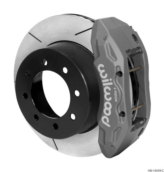 Wilwood - Wilwood TX6R Rear Kit 15.50in Gray Hard Anodize w/ Lines 13-17 Ford F250/F350 4WD - 140-14559-C