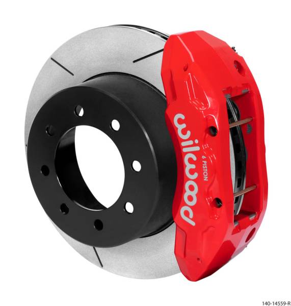 Wilwood - Wilwood TX6R Rear Kit 15.50in Red 13-17 Ford F-250/F-350 - 4WD - 140-14559-R