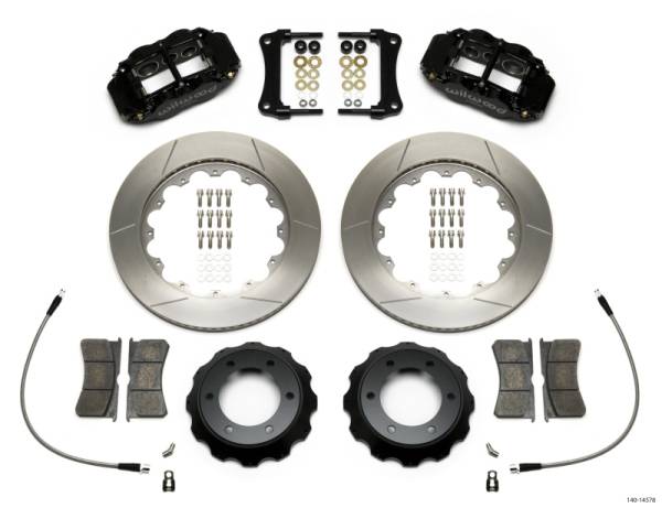 Wilwood - Wilwood Narrow Superlite 6R Front Kit 14in Slotted Rotor w/ Lines 05-15 Toyota Tacoma - 140-14578