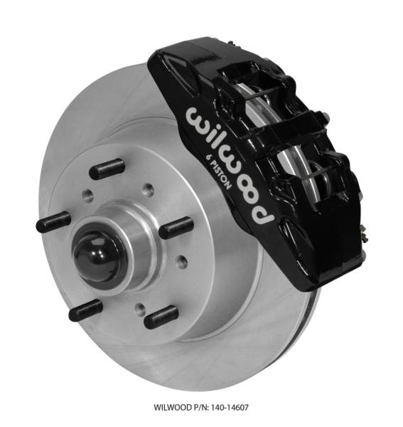Wilwood - Wilwood Dynapro 6 Front Kit 11.75 Rotor Black 57-67 Ford F100 - 140-14607
