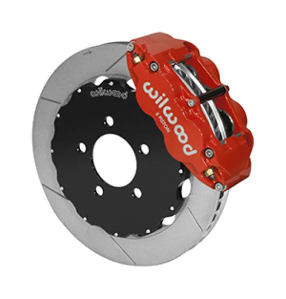 Wilwood - Wilwood 03-11 Ford Crown Victoria Narrow Superlite 6R Big Brake Front Brake Kit 12.88in Slotted Red - 140-14680-R