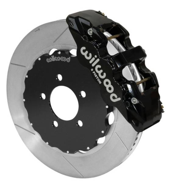 Wilwood - Wilwood AERO6 Front Big Brake Kit 14.00in Black 03-11 Crown Victoria - 140-14682