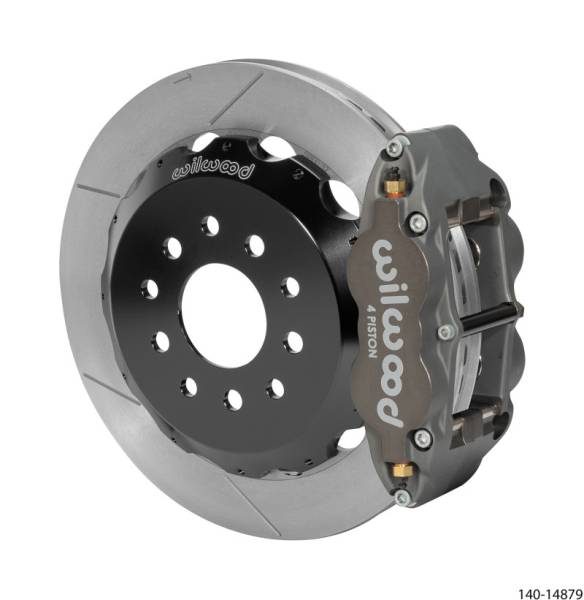 Wilwood - Wilwood Narrow Superlite 4R Rear Kit 12.88in Slotted Rotor Anodized 88-96 Chevy Corvette C4 - 140-14879