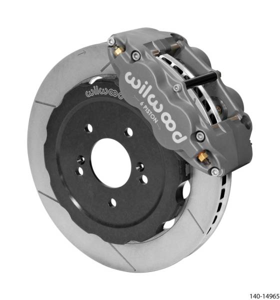 Wilwood - Wilwood Forged Superlite 6R Front Brake Kit (Race) 12.88in GT Slotted Rotor Honda S2000 w/ Lines - 140-14965