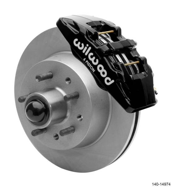 Wilwood - Wilwood Dynapro 6 Front Hub Kit 11.86in 51-59 Chevrolet 1500 1/2 Ton - 140-14974