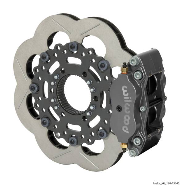 Wilwood - Wilwood Billet Narrow Dynalite Radial Mount Rear Inboard Sprint Kit 11.75in SuperAlloy Vented Rotor - 140-15345