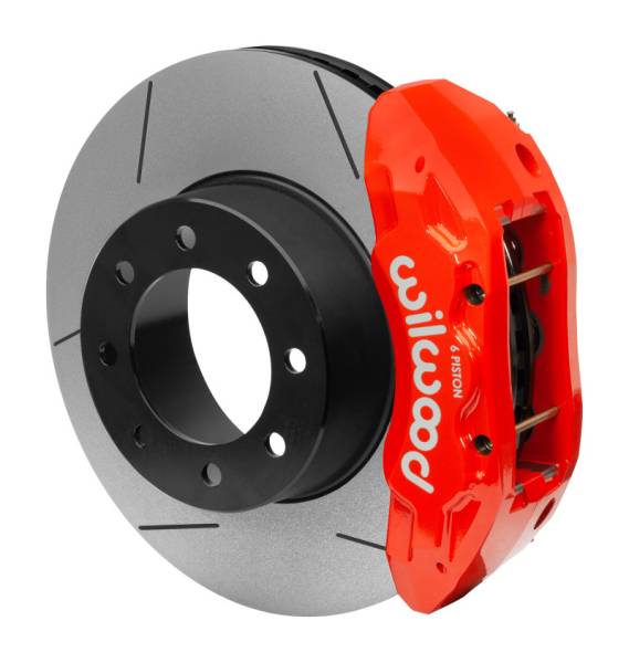 Wilwood - Wilwood TX6R Red Rear Kit 16.00in Rotor w/ Lines 14-17 Ram 2500/3500 2WD/4WD - 140-15382-R
