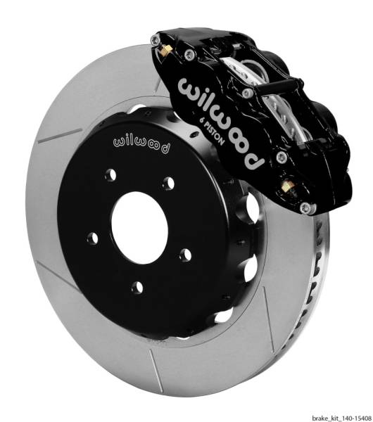 Wilwood - Wilwood Narrow Superlite 6R Dust Seal Front Hub Kit 14.00in w/ Lines 04-06 GTO - 140-15408