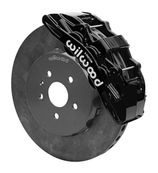 Wilwood - Wilwood SX6R WCCB Carbon-Ceramic 10-14 Chevy Camaro Front Big Brake Kit - Black - 140-15434-CSIC