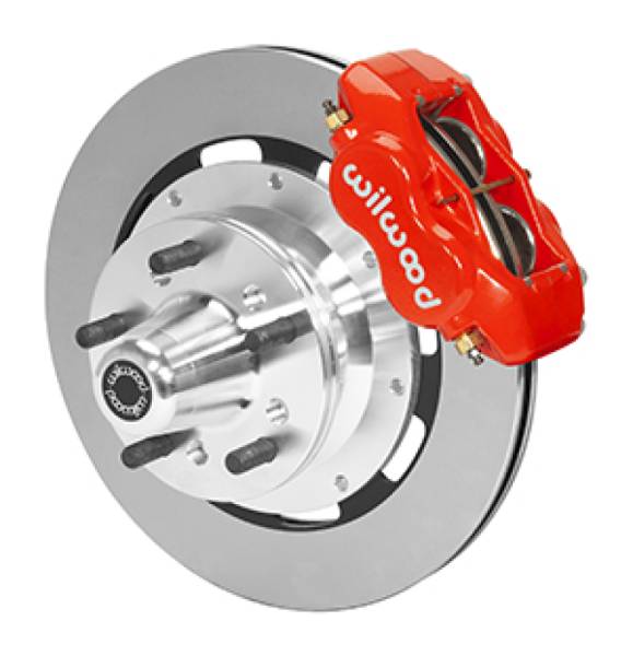 Wilwood - Wilwood Forged Dynalite Front Kit 12.19in Rotor 5x4.00in BC 65-72 Plymouth Dart / Duster - Red - 140-15461-R