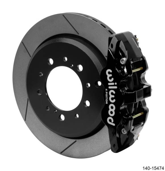 Wilwood - Wilwood AERO4 Rear Truck Kit 14.50in 2008-2015 Toyota Land Cruiser (J200) w/ Lines - 140-15474