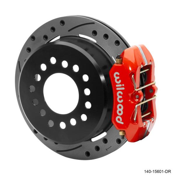 Wilwood - Wilwood Dynapro Low-Profile 11.00in P-Brake Kit Dust Seal 2.36in Offset - Red - 140-15601-DR