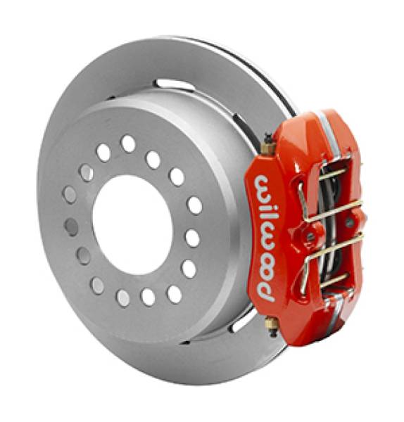 Wilwood - Wilwood Dynapro Low-Profile 11.00in P-Brake Kit Dust Seal 2.36in Offset - Red - 140-15604-R