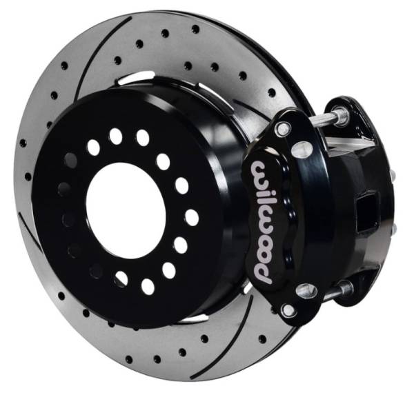 Wilwood - Wilwood D154 Rear 12.19in P-Brake Kit 2.75in-2.81in Offset - Black - 140-15641-D