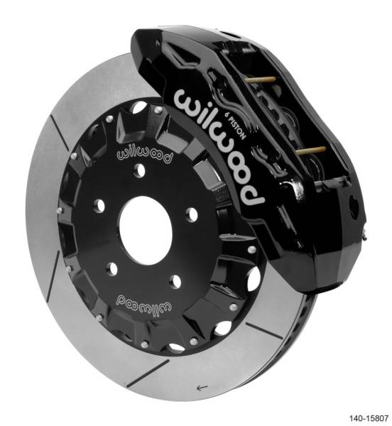 Wilwood - Wilwood TX6R Front Kit 16.00in Black 13-17 Dodge Truck 1500 - 4WD - 140-15807