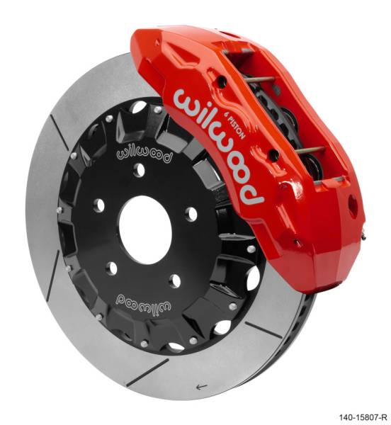 Wilwood - Wilwood TX6R Front Kit 16.00in Red 13-17 Dodge Truck 1500 - 4WD - 140-15807-R
