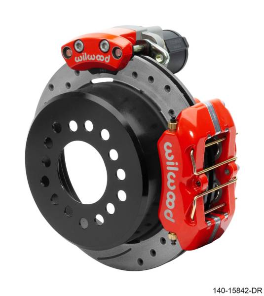 Wilwood - Wilwood EPB/FDP-LP Rear Kit 11in. Big Ford - SRP, Red - 140-15842-DR