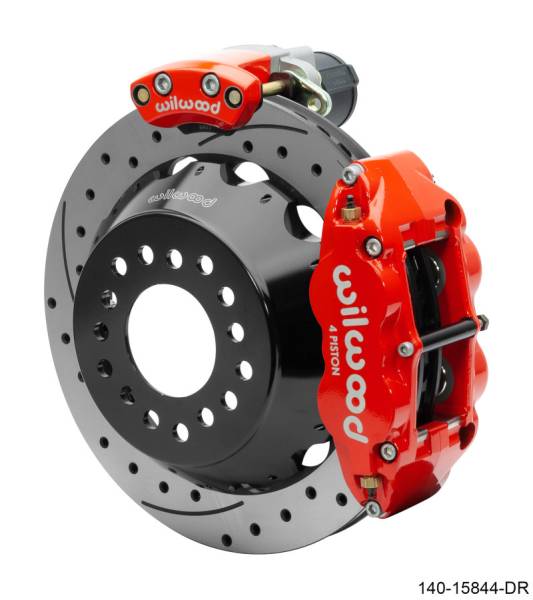 Wilwood - Wilwood EPB/FNSL Rear Kit 12.88in. Big Ford - SRP, Red - 140-15844-DR